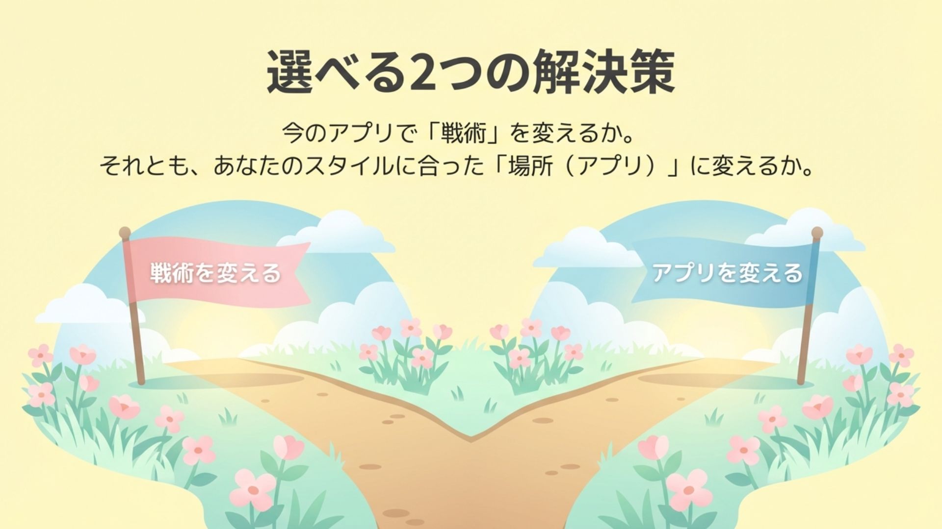 マッチングアプリは向いてないからうまくいかない