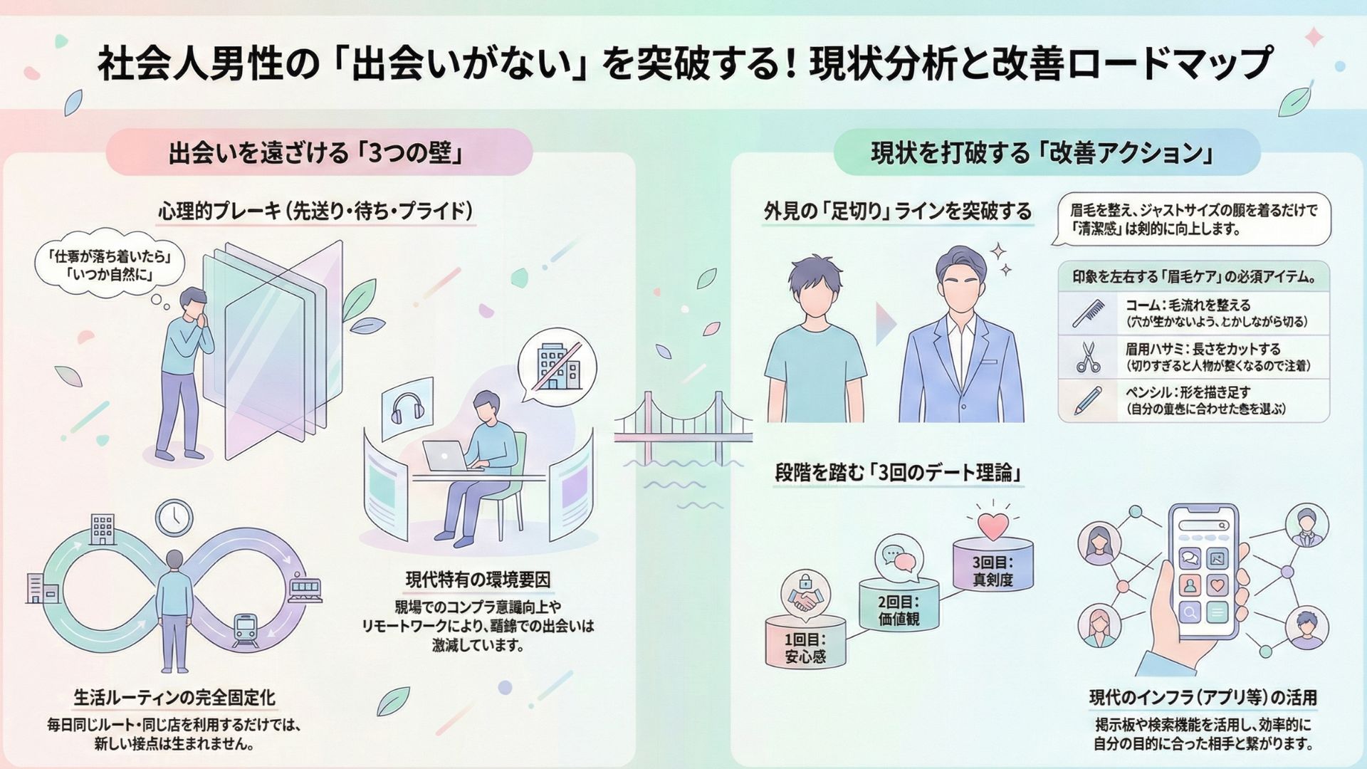 出会いがない男がどうすればいいのか