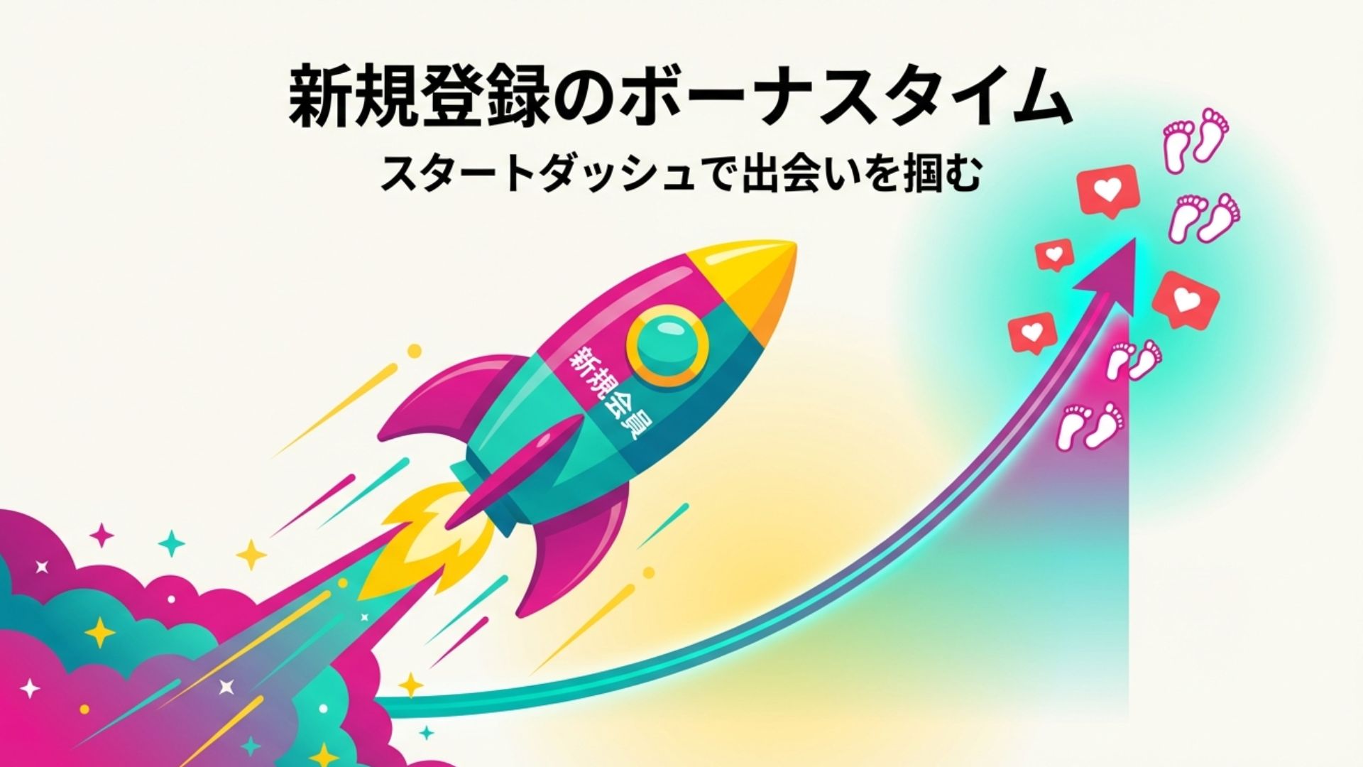 PCMAXで新規登録してボーナスタイム